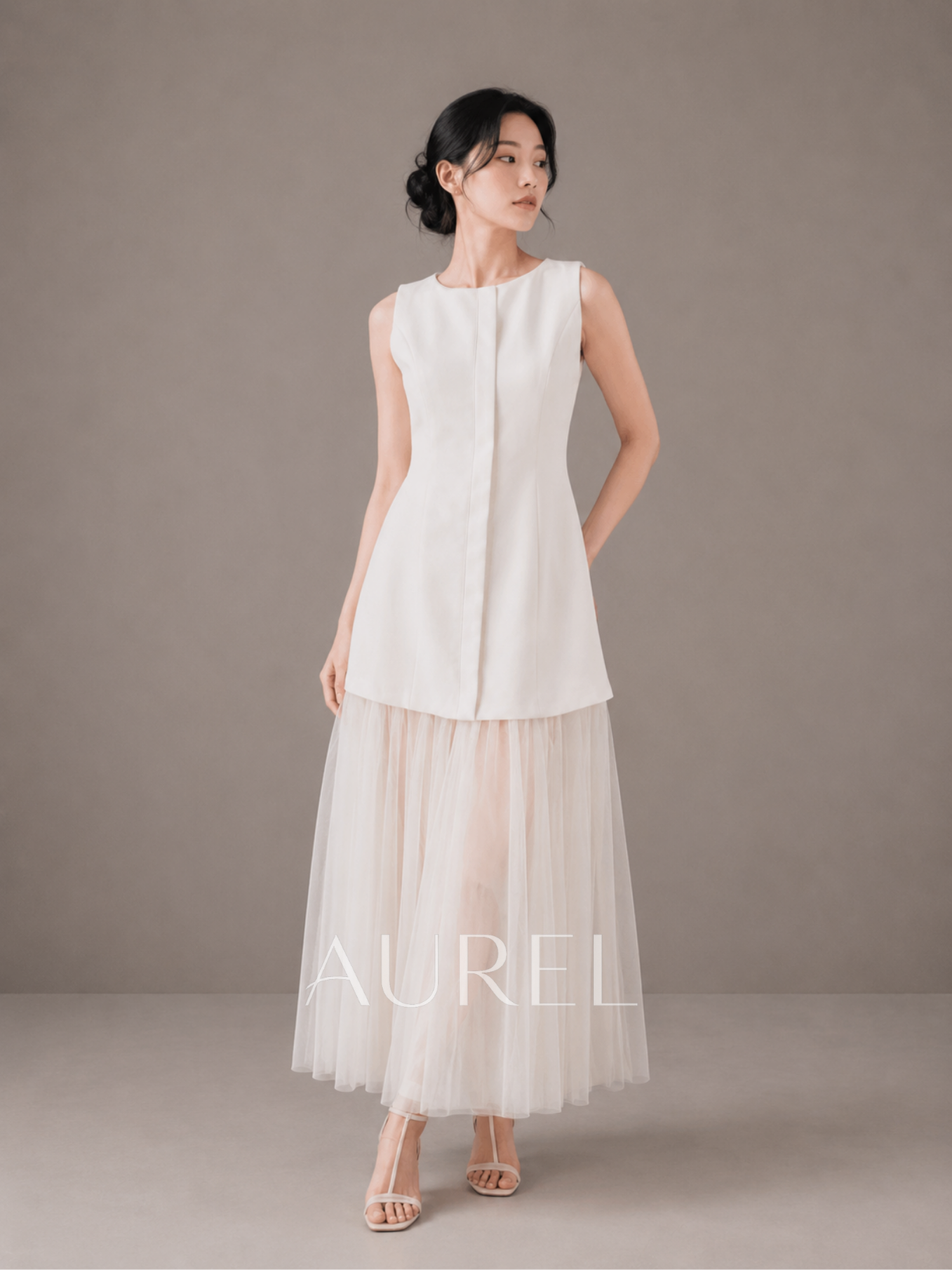 M8056 Selene Tulle Dress