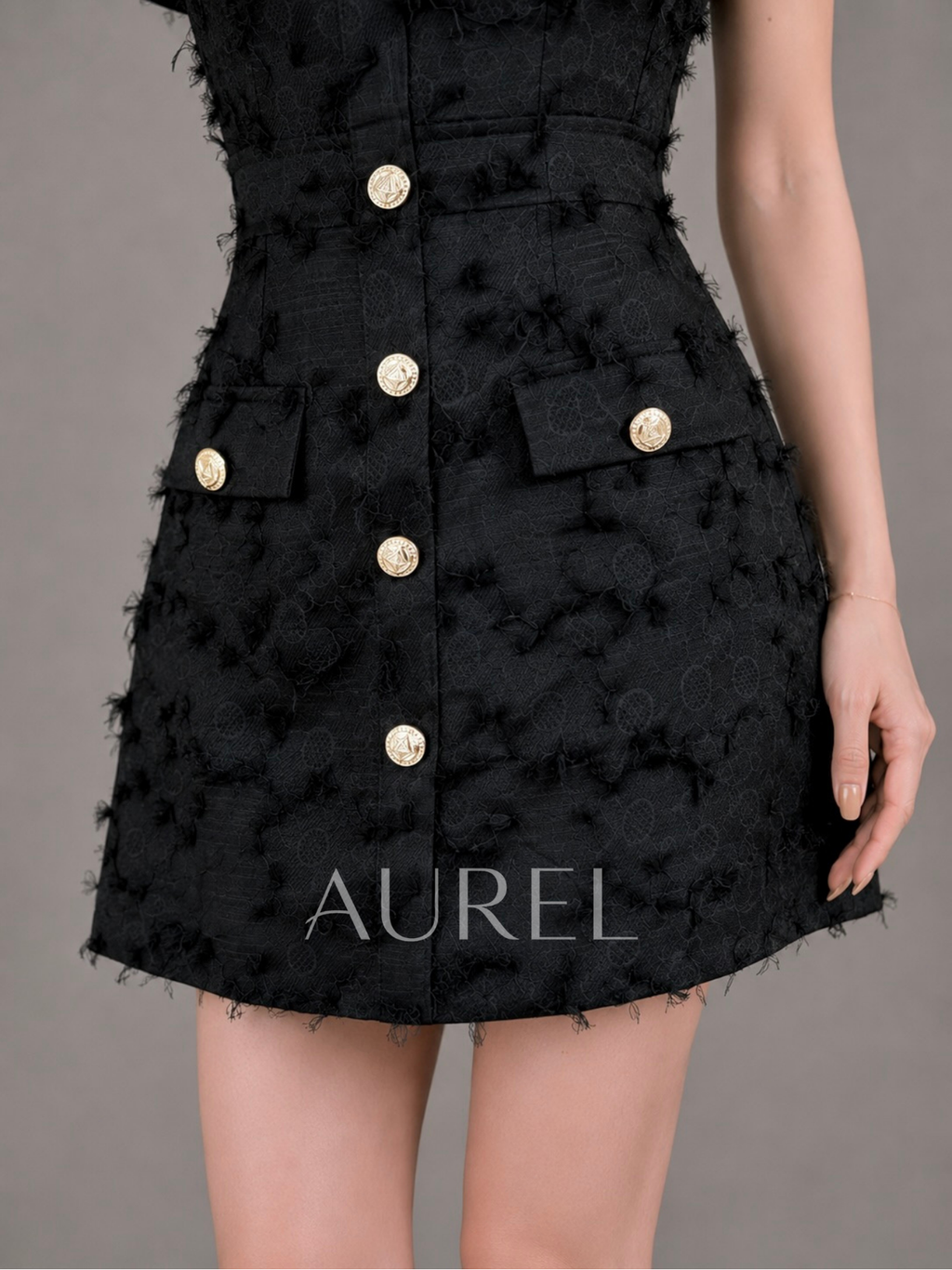 M8062 Elodie Textured Dress