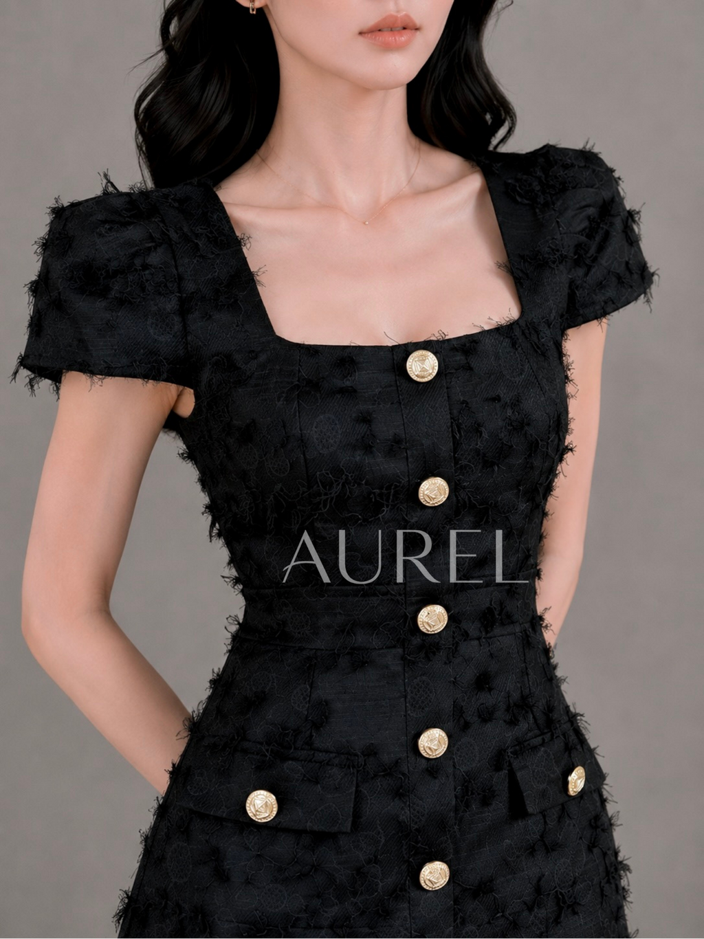 M8062 Elodie Textured Dress