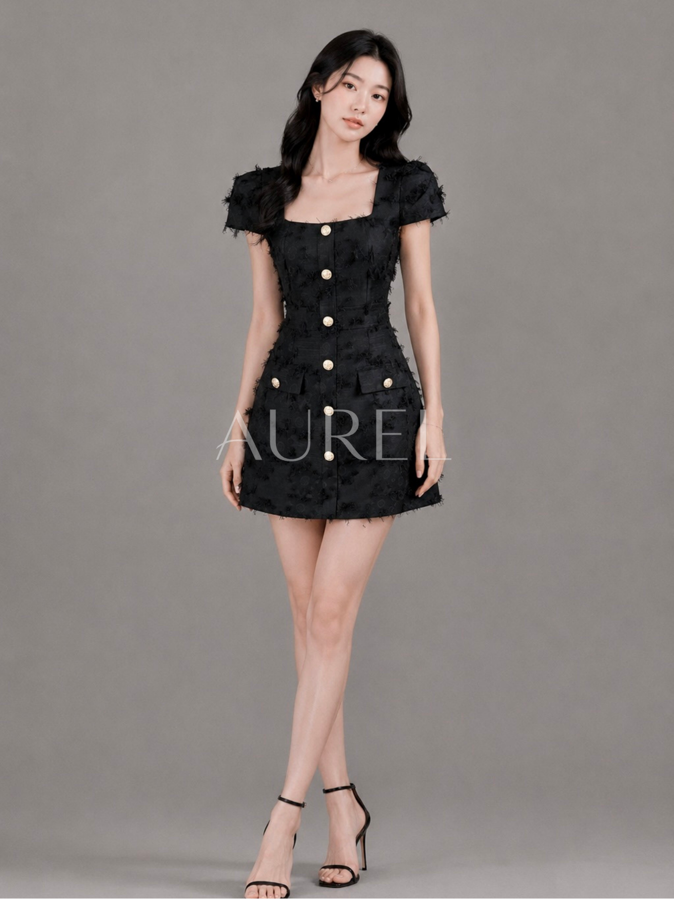 M8062 Elodie Textured Dress