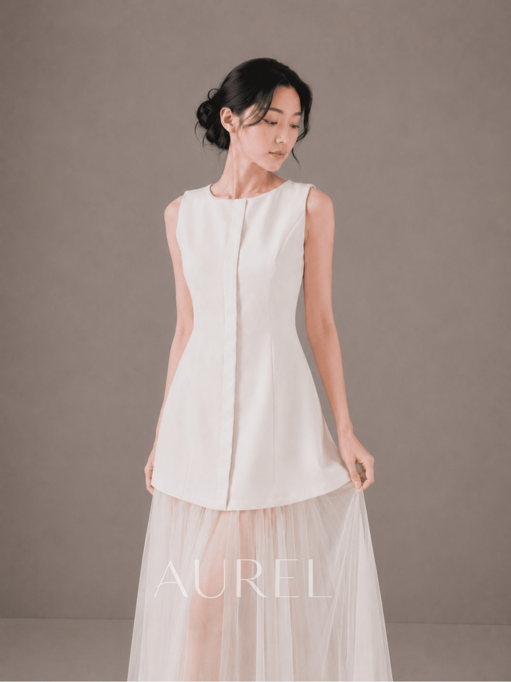 M8056 Selene Tulle Dress