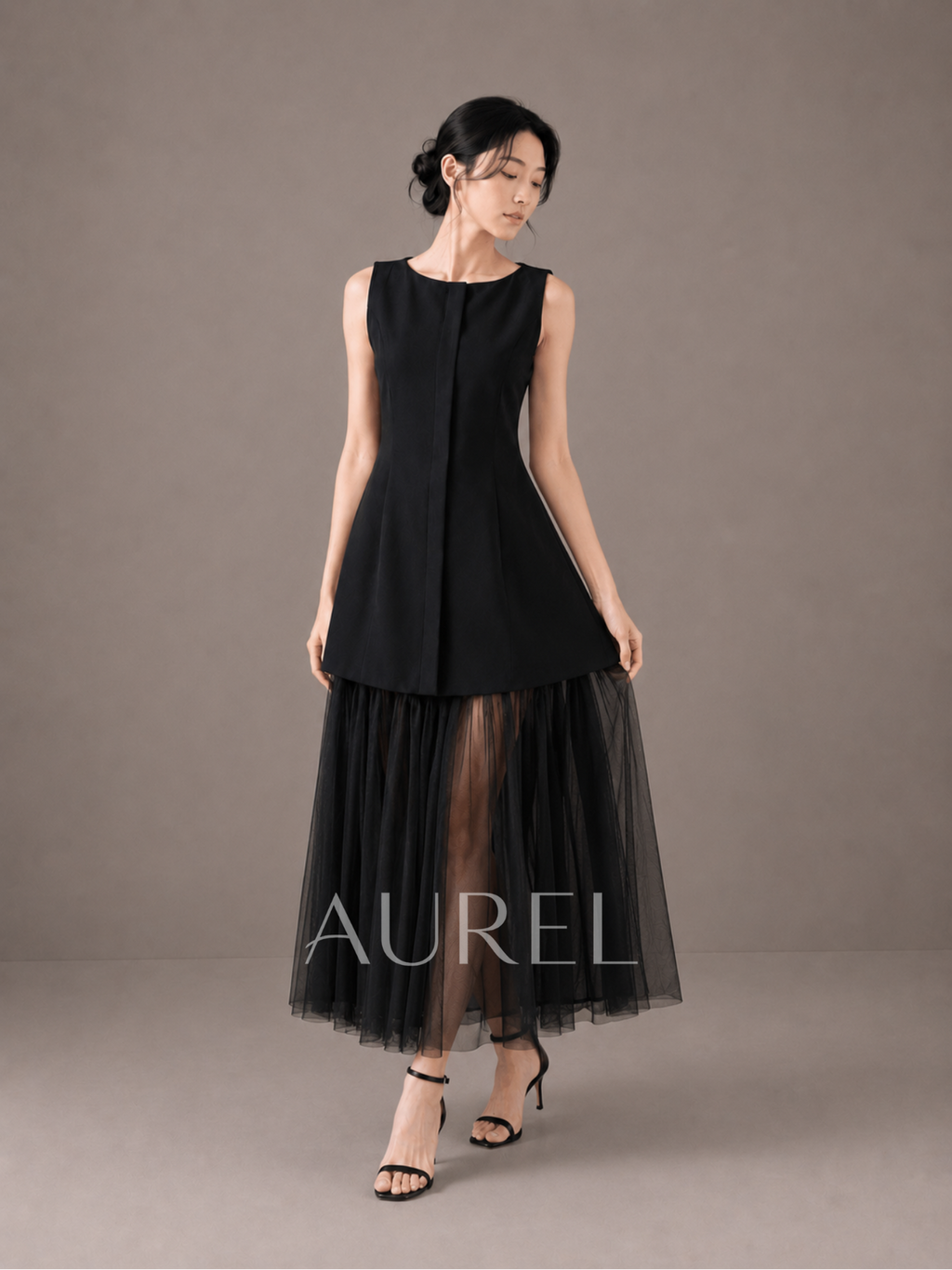 M8056 Selene Tulle Dress