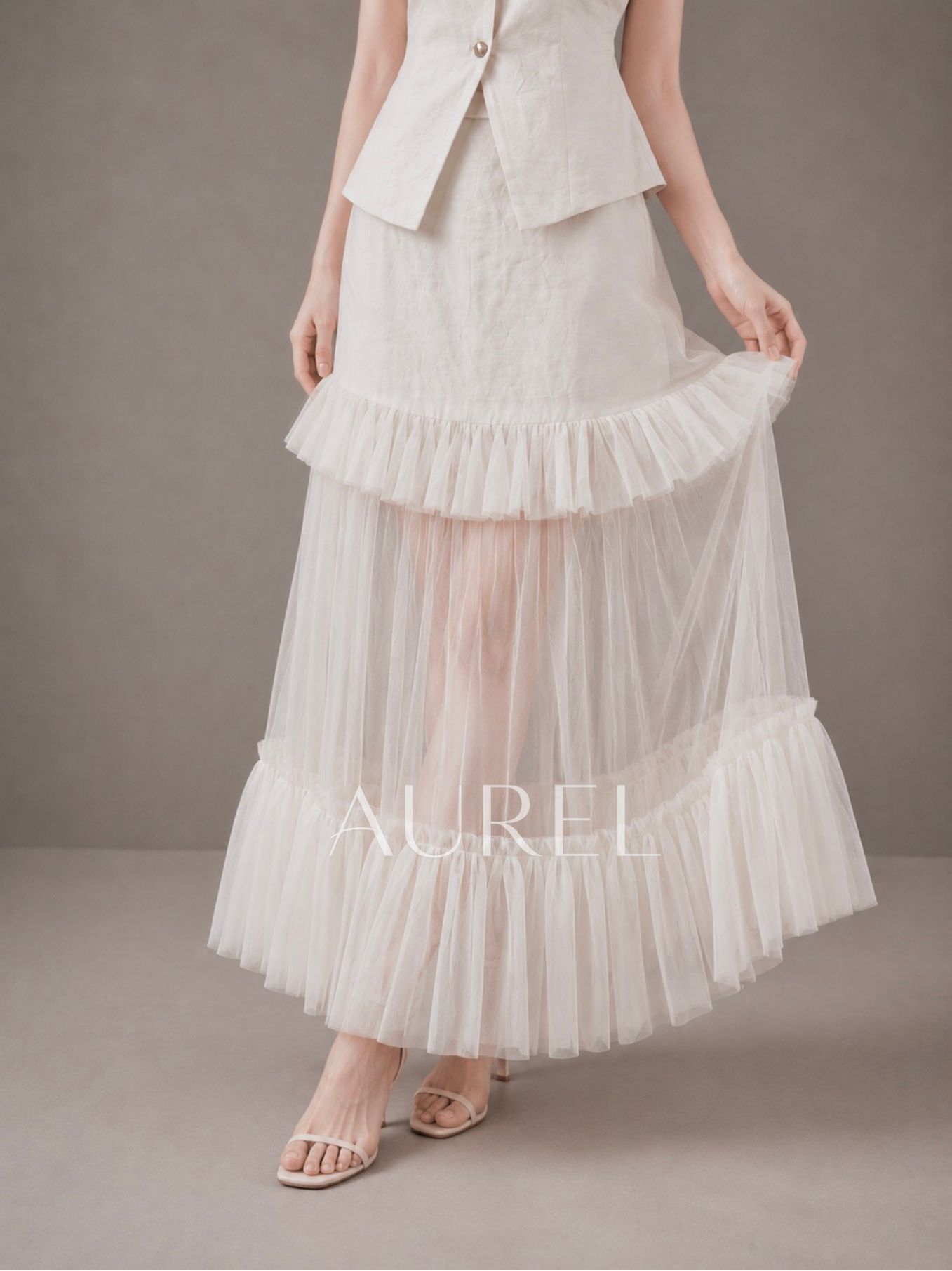 M8053 Aveline Tulle Co-ord Set