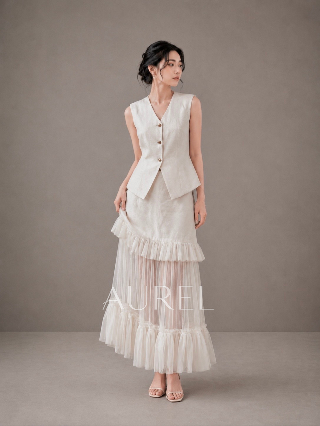 M8053 Aveline Tulle Co-ord Set