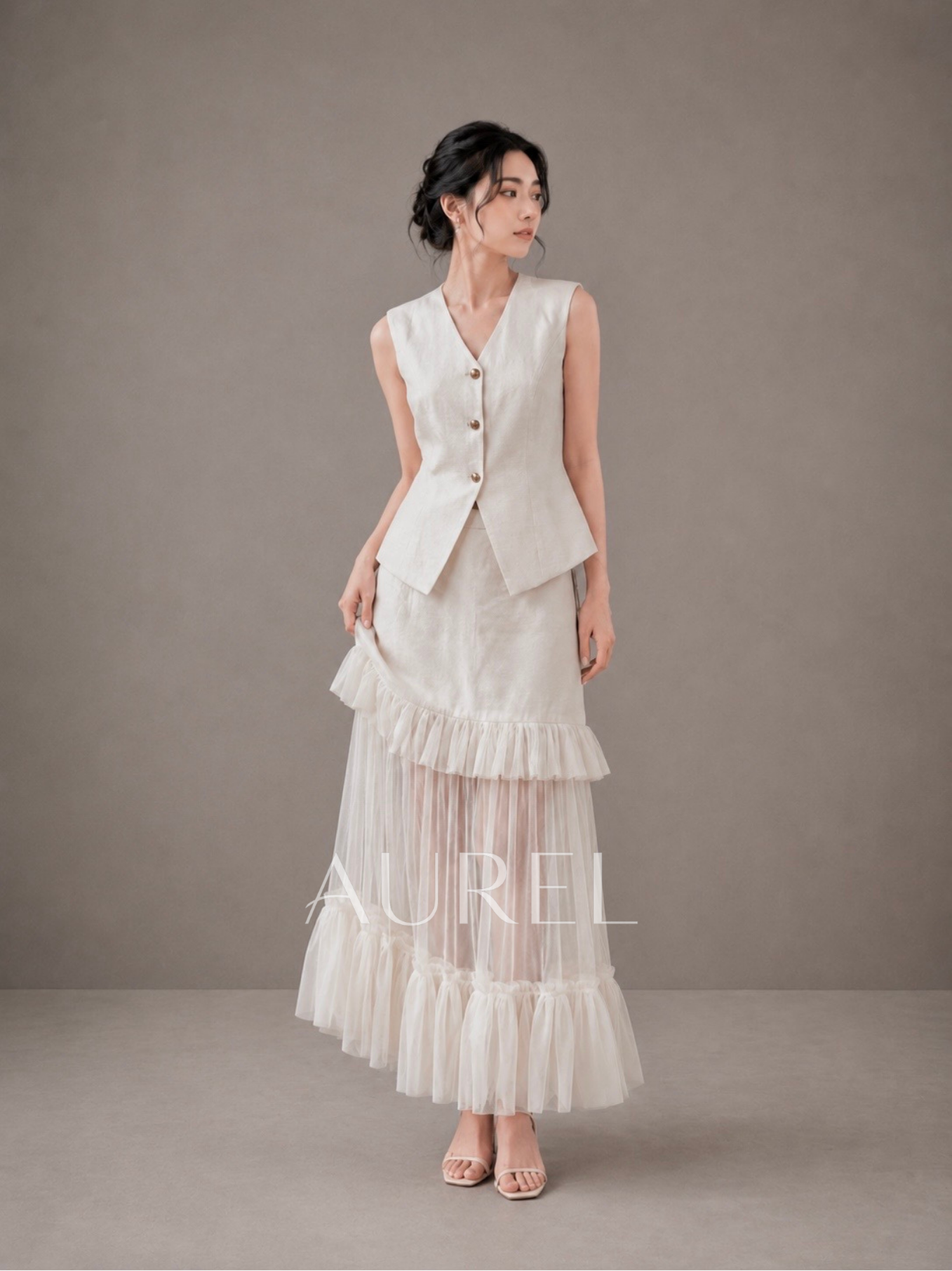 M8053 Aveline Tulle Co-ord Set