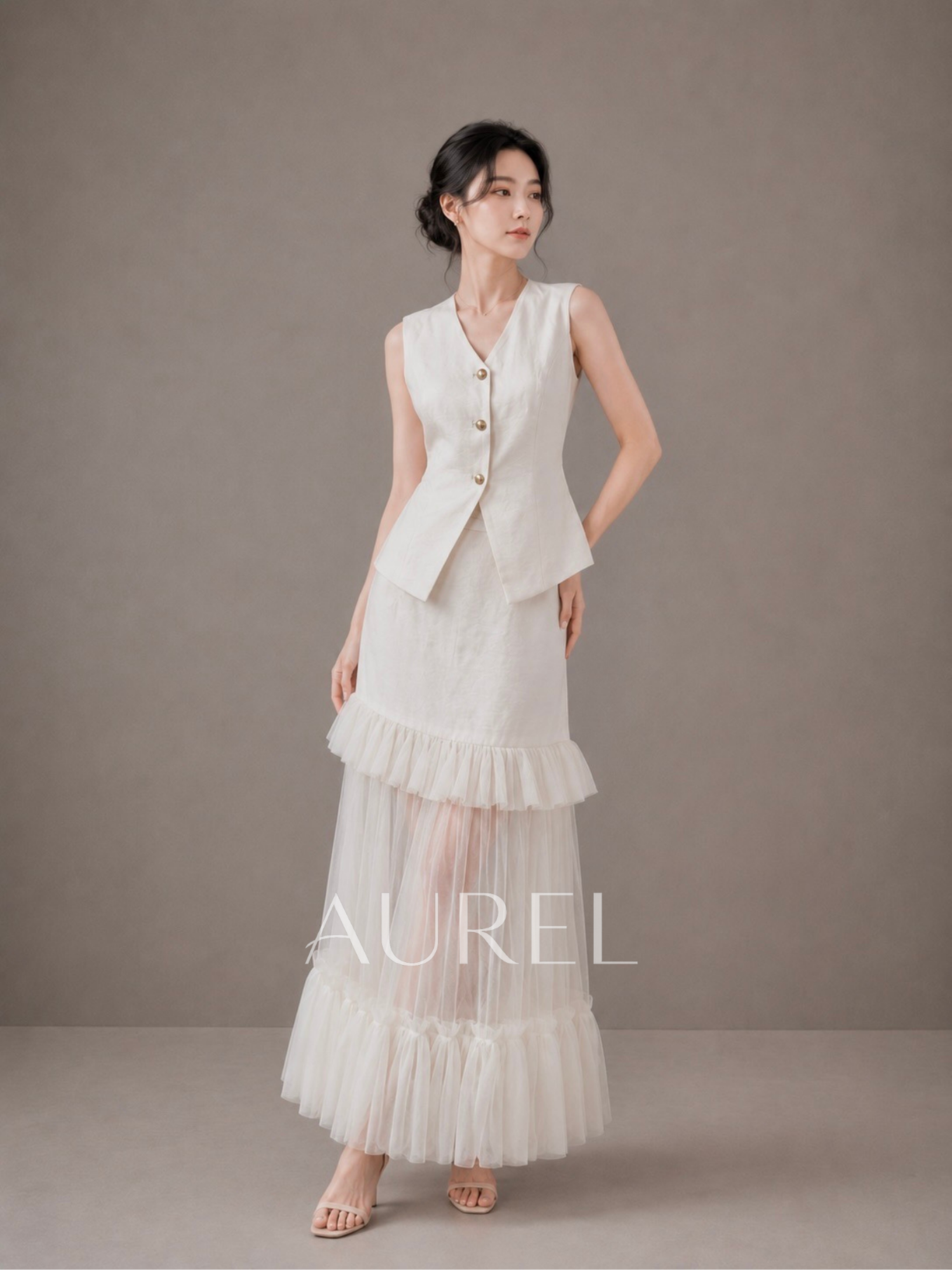M8053 Aveline Tulle Co-ord Set