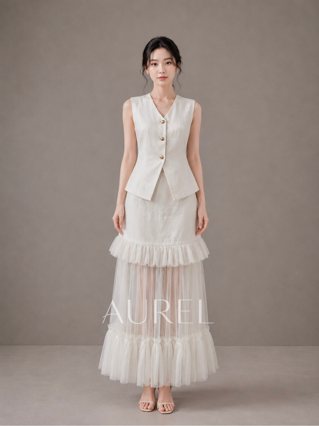 M8053 Aveline Tulle Co-ord Set