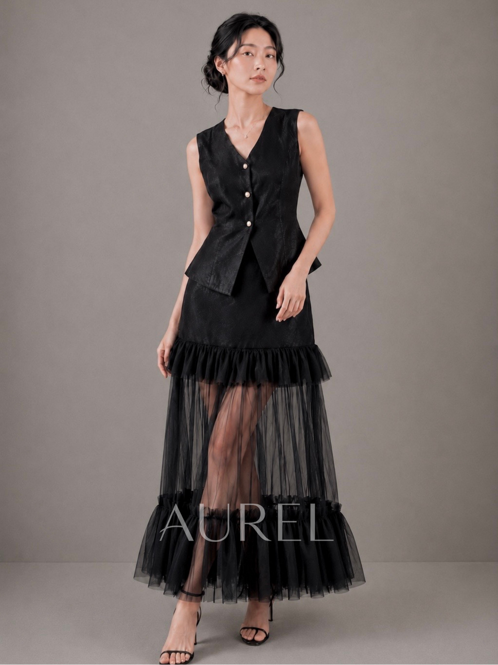 M8053 Aveline Tulle Co-ord Set