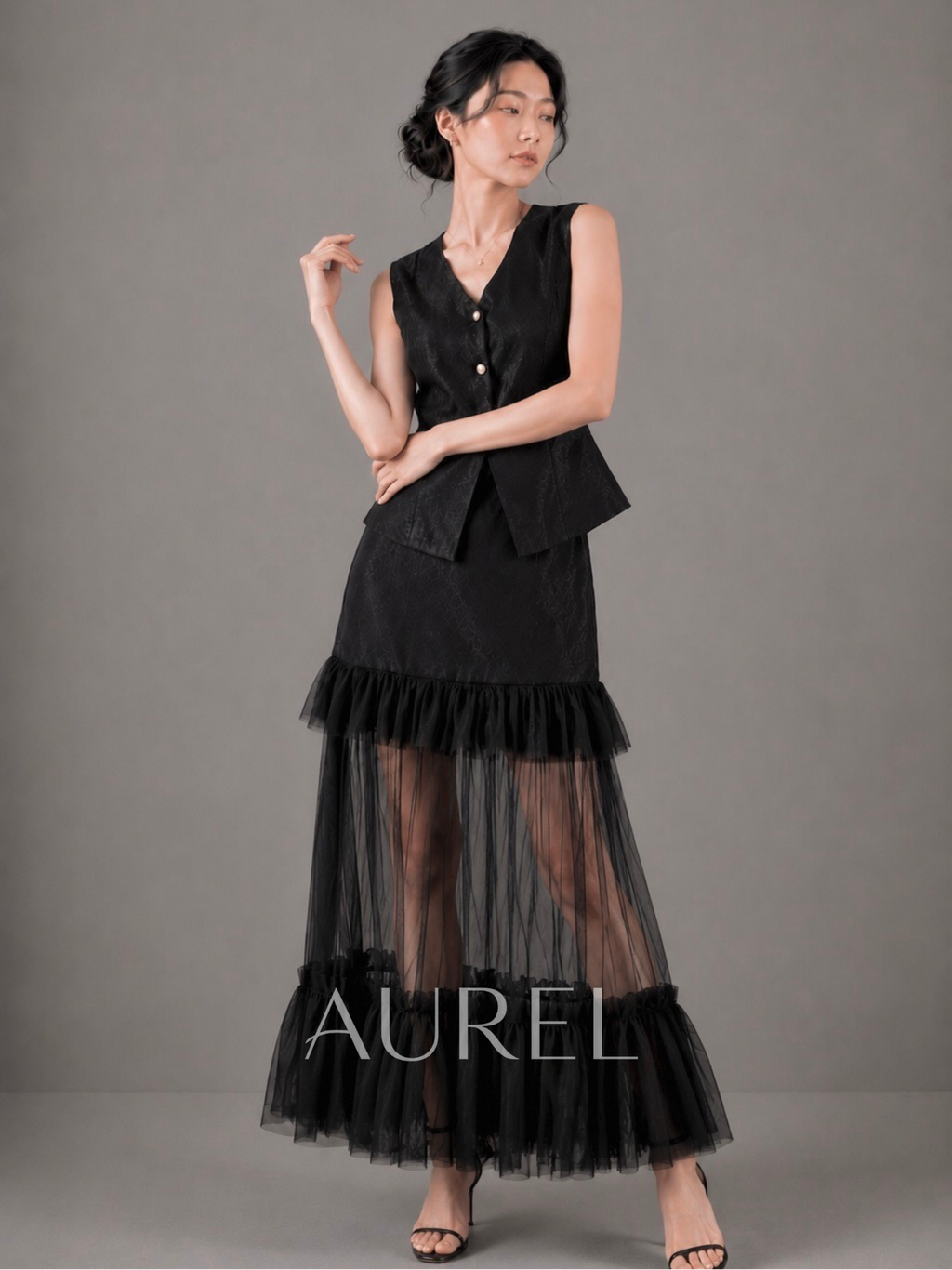 M8053 Aveline Tulle Co-ord Set