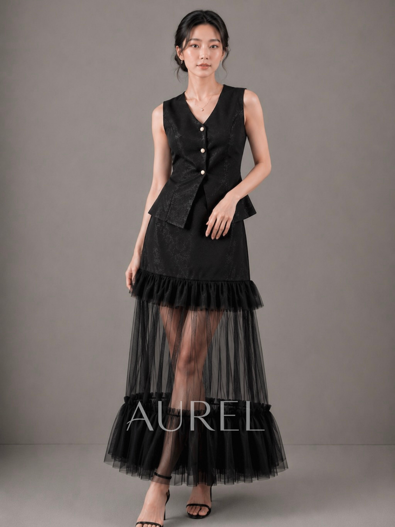 M8053 Aveline Tulle Co-ord Set