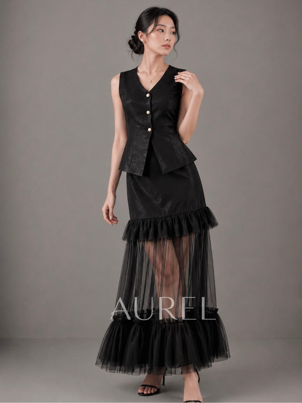 M8053 Aveline Tulle Co-ord Set