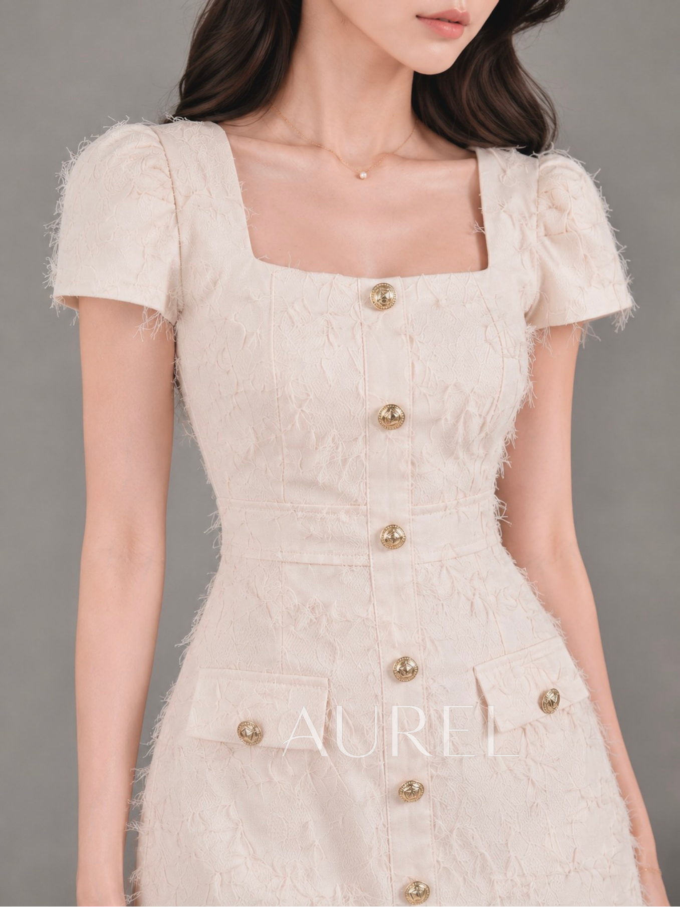 M8062 Elodie Textured Dress