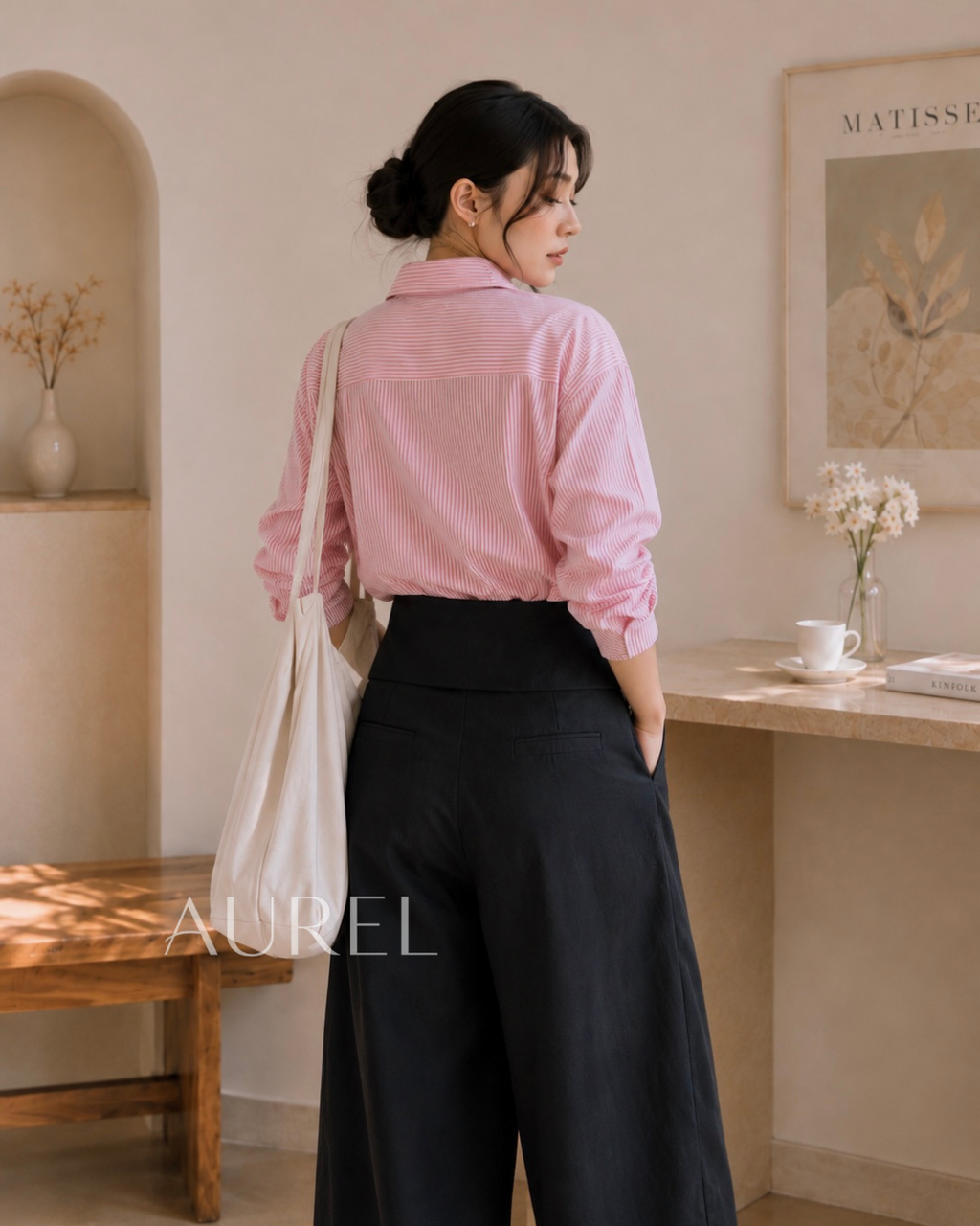 Evre Curved Pants (Black)
