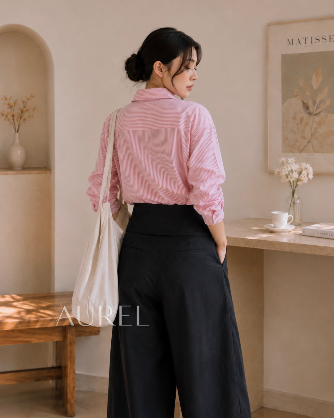 Evre Curved Pants (Black)